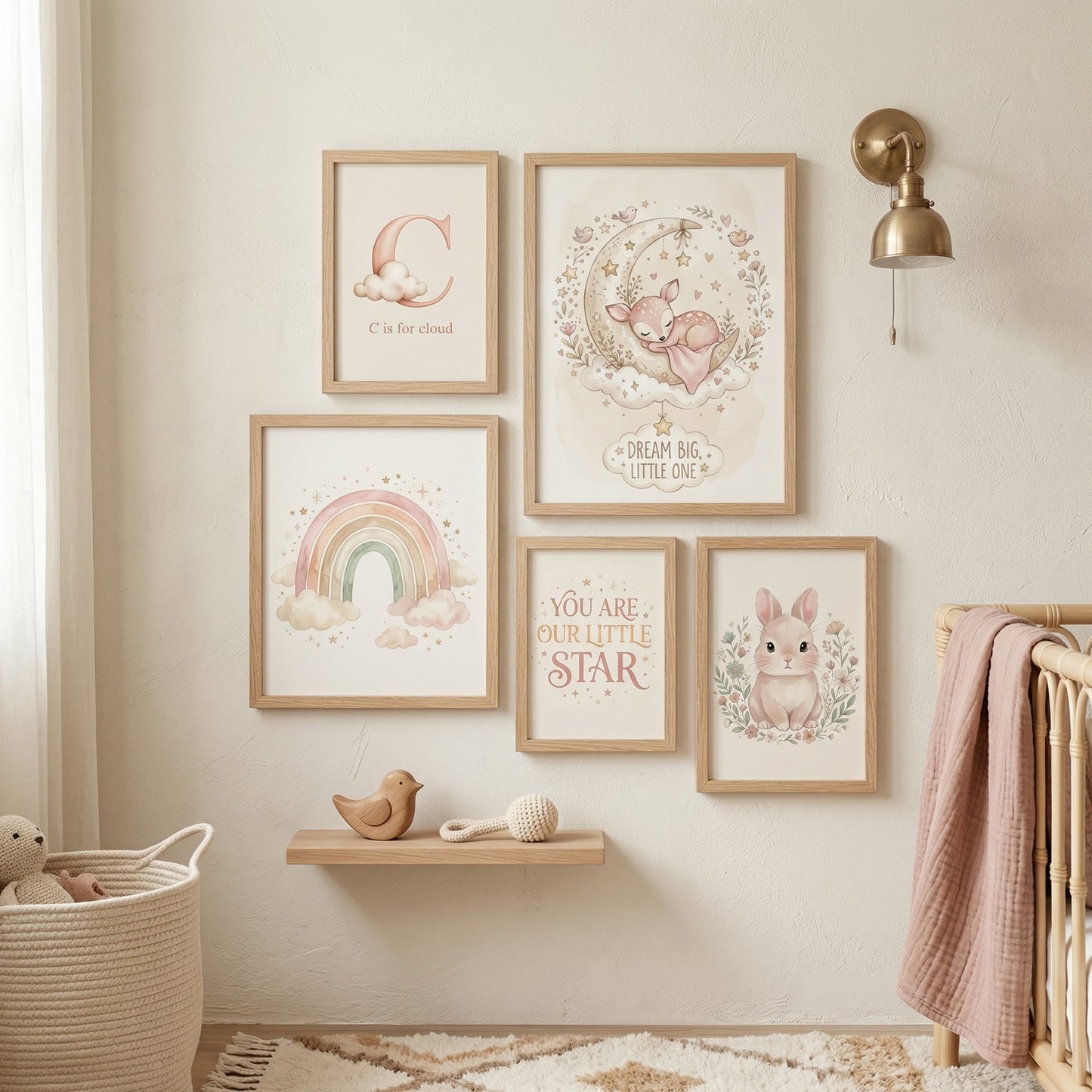 Nursery Wall Art Prints — 150 Curated Designs for a Beautiful Kids Room